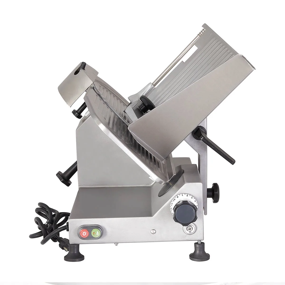 Pro-Cut KSDS-12 Meat Slicer, 12" Steel Blade, 45° Gravity Feed, 7/16" Slice, Belt-Driven, 1/3 HP, 250W, Stainless Steel