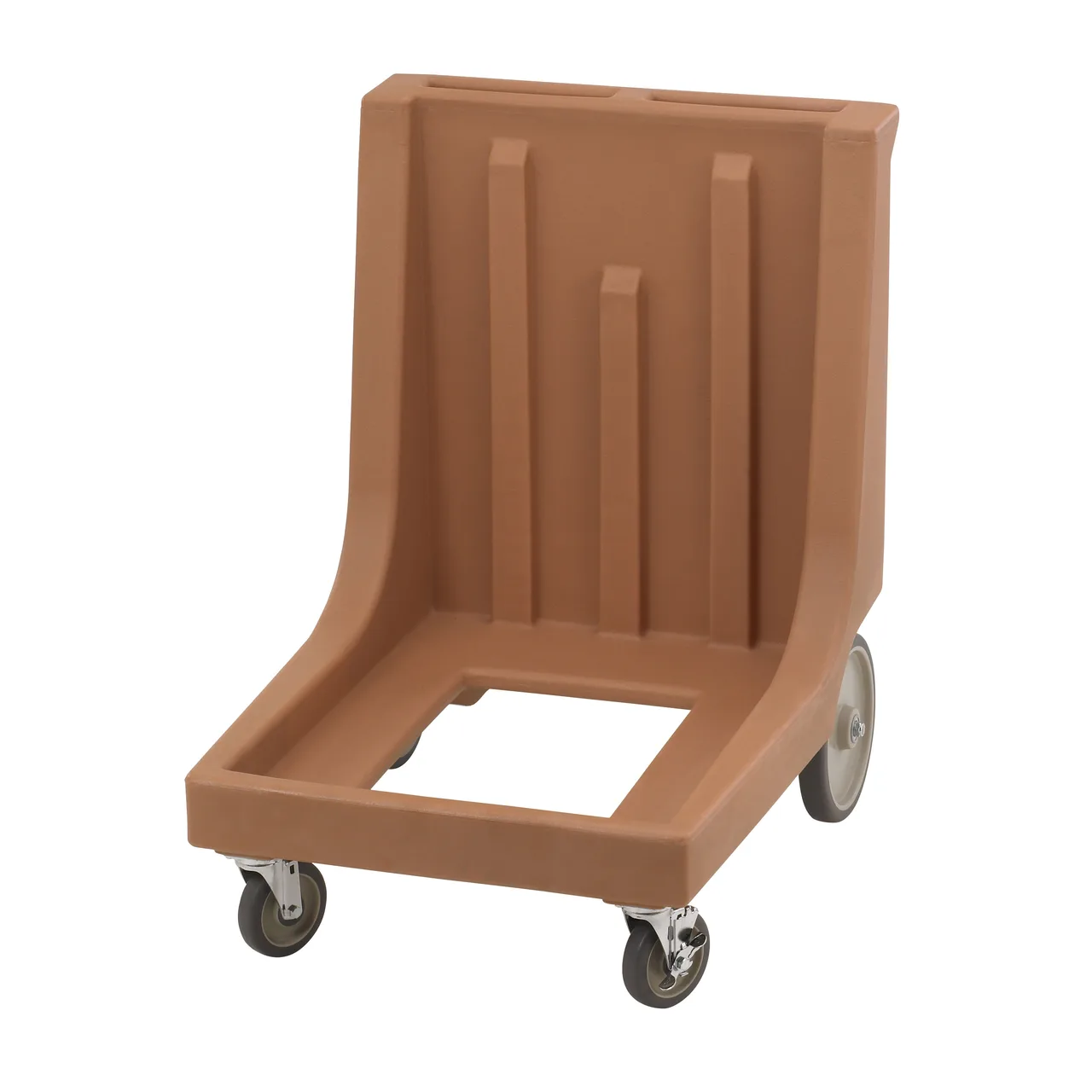 Cambro CD1826MTCHB157 Coffee Beige Camdolly for Camcarrier w/ 350 lb Capacity