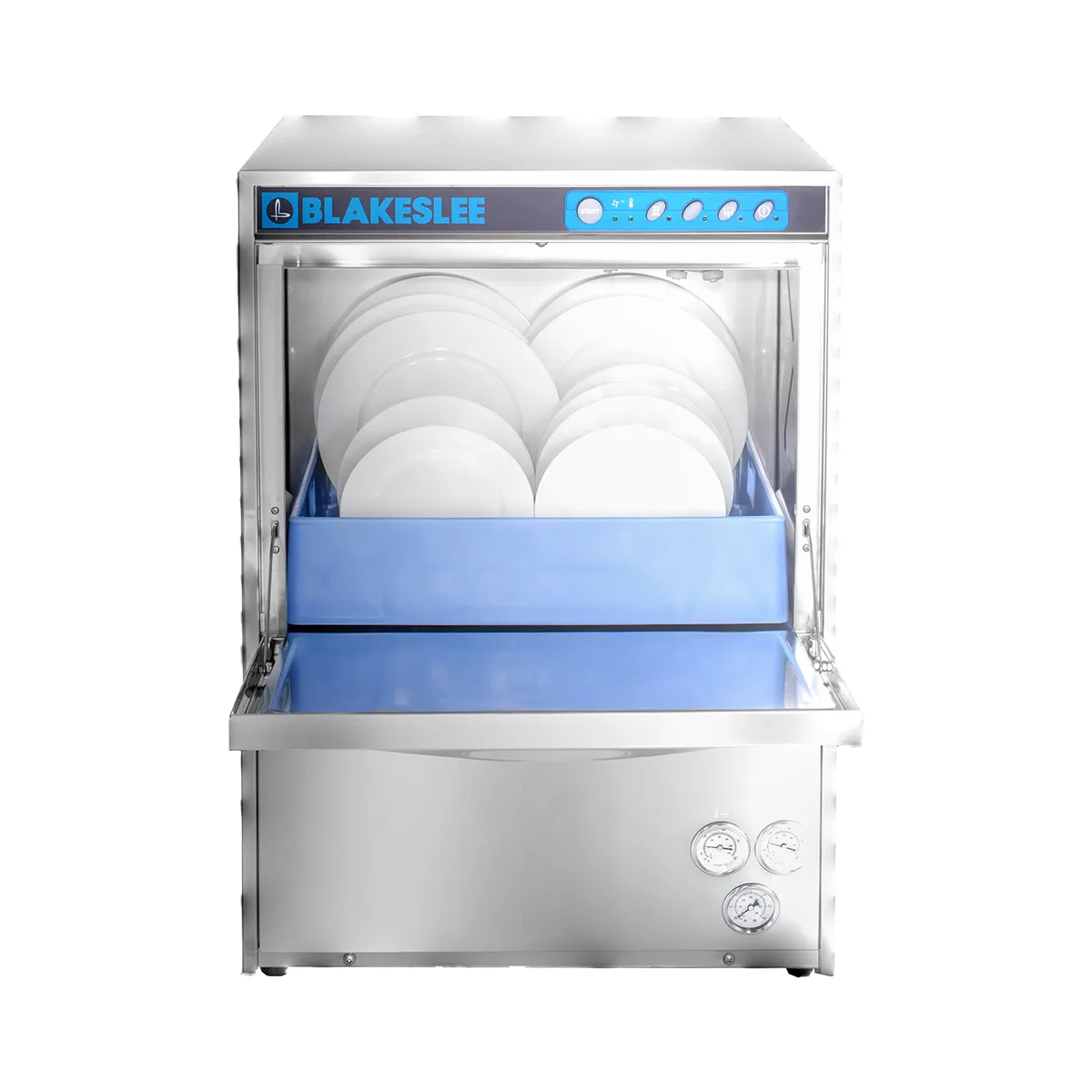 Blakeslee UC-18-1 23.5" High Temp Commercial Dishwasher with Built-In Booster & Pumps