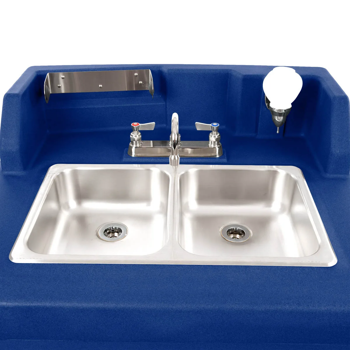 Cambro KSC402186 Camkiosk® Hand Sink Cart, with 2 Compartment Sink