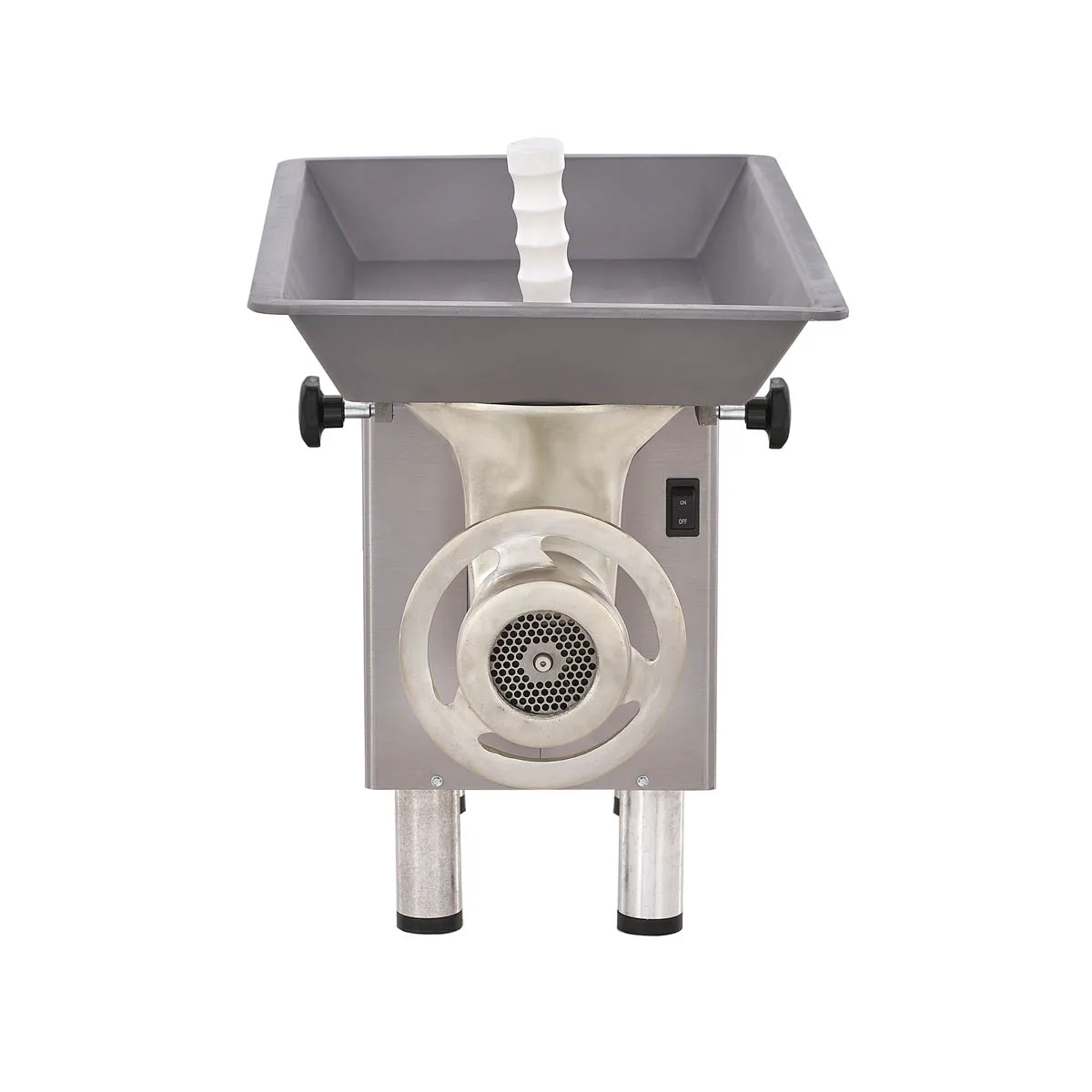 Pro-Cut KG-22-W Stainless Steel Bench Electric Meat Grinder, #22 Hub, 1 HP, 110V