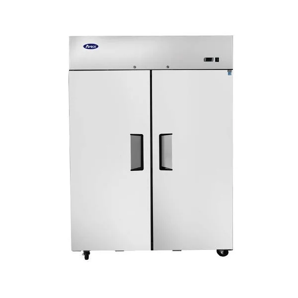 Atosa USA MBF8005GR 51" 2-Section Reach-In Refrigerator w/ 2 Solid Door, Top Mounted, Stainless Steel, 43 cu. ft.
