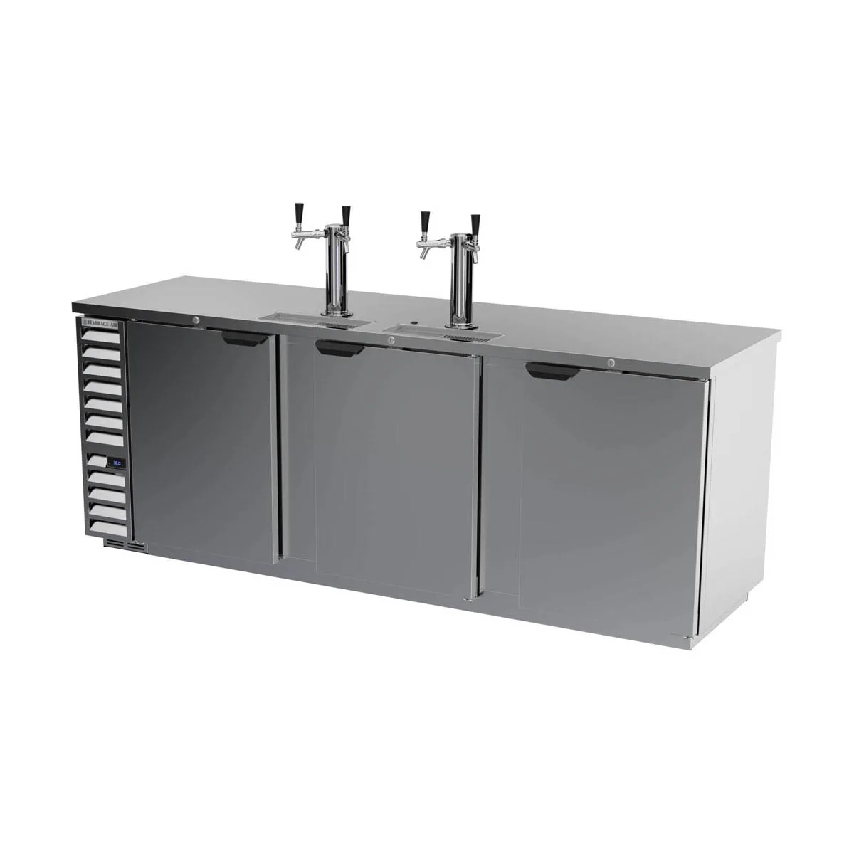 Beverage Air DD94HC-1-S 95" Draft Beer Cooler w/ 5 Kegs, 37.82 cu. ft., 2 Dual-Tap Towers