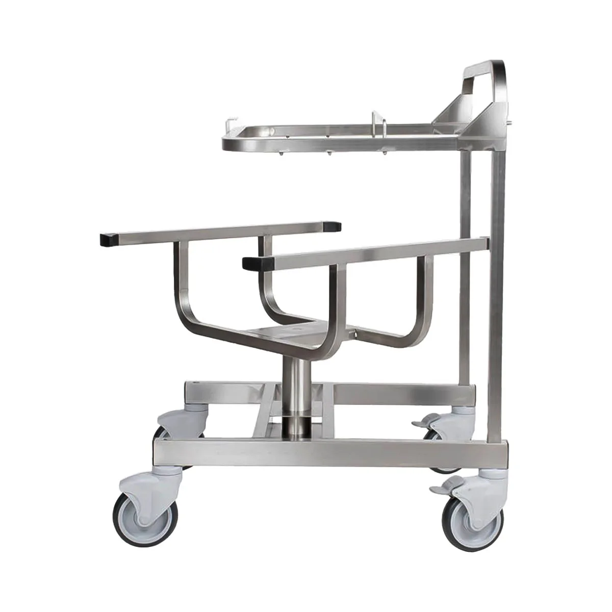 Robot Coupe 49066 Stainless Steel Trolley / Pan Cart holds (3) GN 1/1