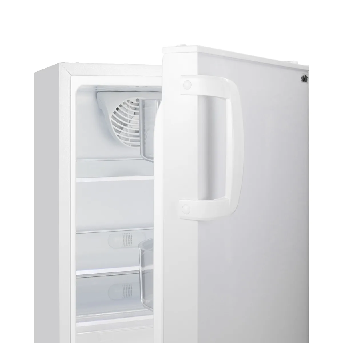 Summit ALR46W 20" Built-in or Freestanding Undercounter Refrigerator in White, ADA compliant, 3.5 cu. ft.