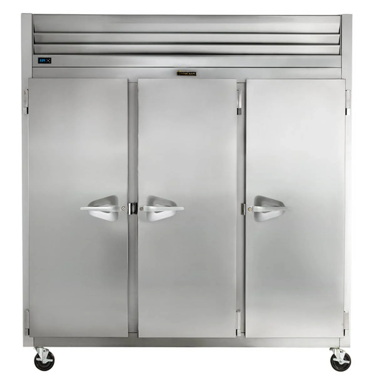 Traulsen G30010 76" 3-Section Reach-In Refrigerator w/ 3 Solid Doors (hinged left/right/right), Top Mount, 69.3 cu. ft.