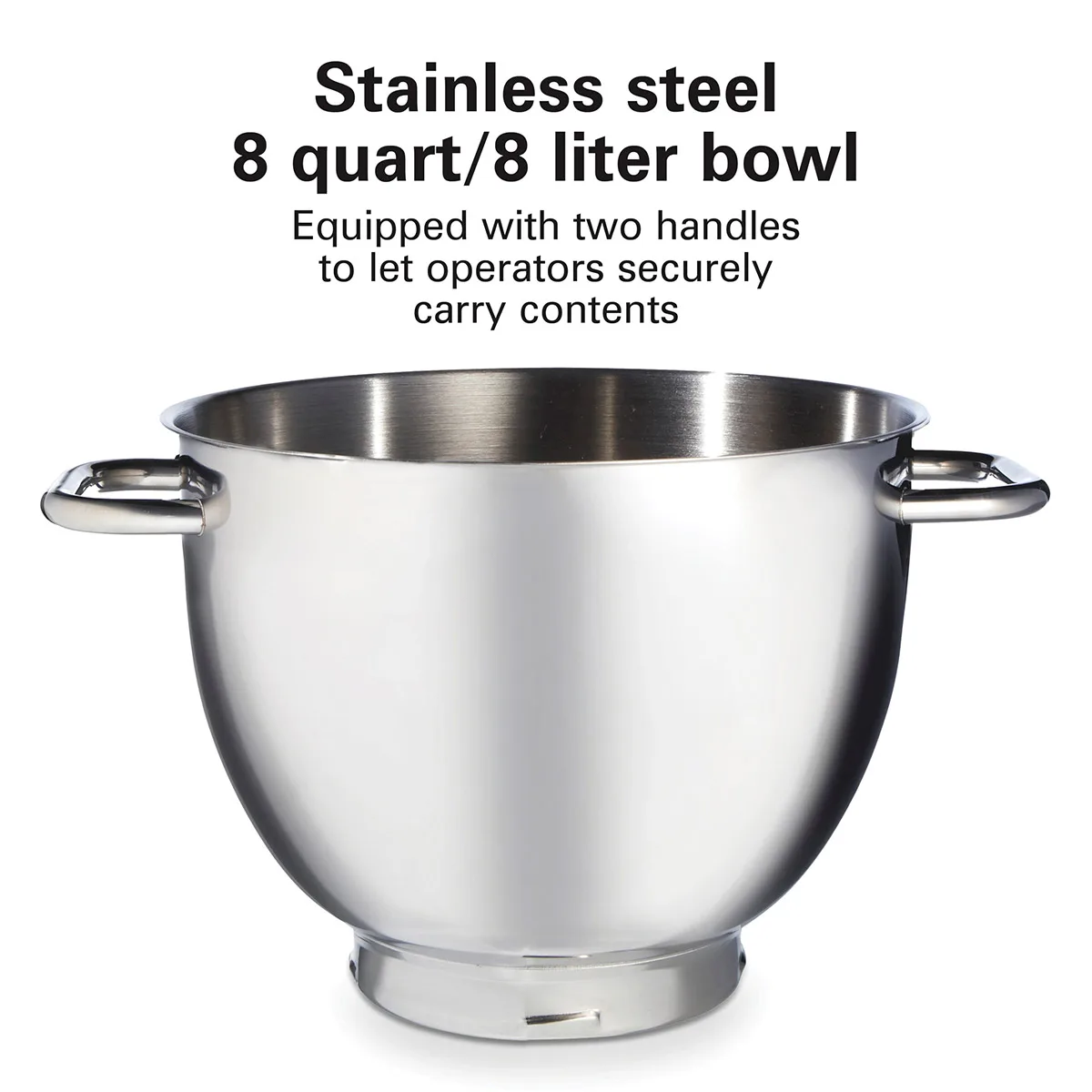 Hamilton Beach CPM800 Countertop 8 qt Planetary Mixer, Variable Speed, 800W, 1 hp