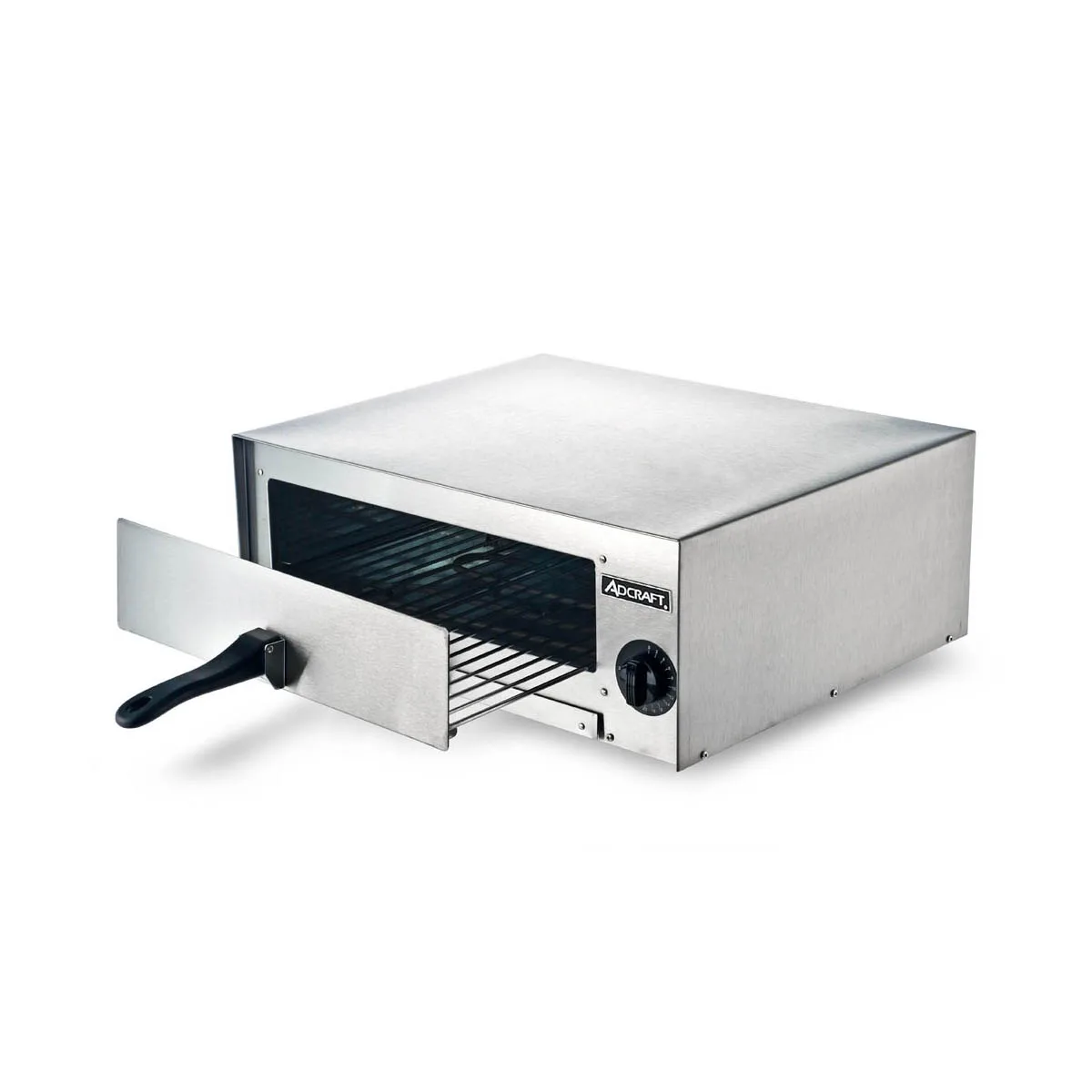Adcraft CK-2 Single-Deck Electric Countertop Pizza & Snack Oven w/ 30-Minute Timer, 12" Dia.