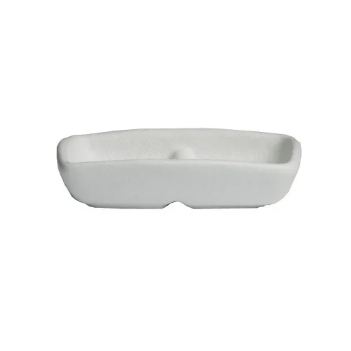 GET PUW01FR Bugambilia Condiment Bowl, 23.67 oz, 5.12"L x 3.03"W x 1.18"D, Div., Aluminum, Fire Red