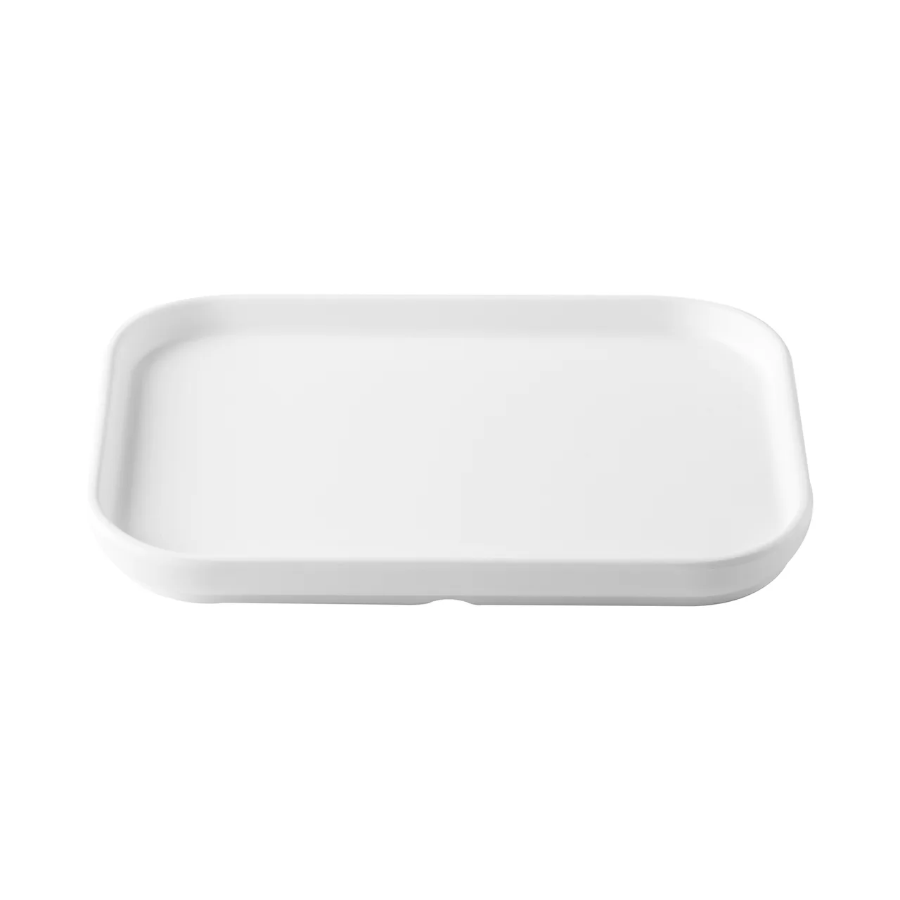 CAC China XHDS-RT33-W Hudson Platter, 8"W x 5-3/4"D x 3/4"H, Matte White, Rectangular, 1 Dozen