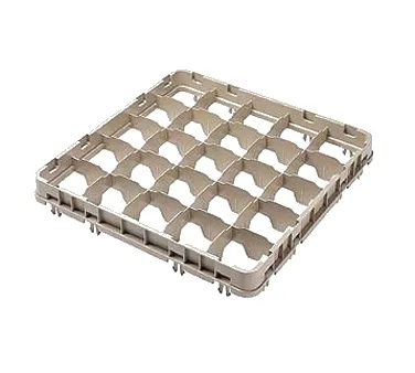 Cambro 36E4151 Full Drop Stemware Extender, Full Size, 36 Compartments, Soft Gray, 19-5/8" x 19-5/8" x 2"