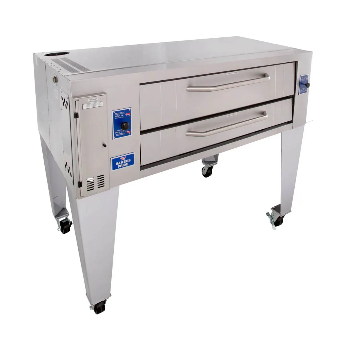 Bakers Pride Y-600BL 78" Gas Single Deck Pizza Oven