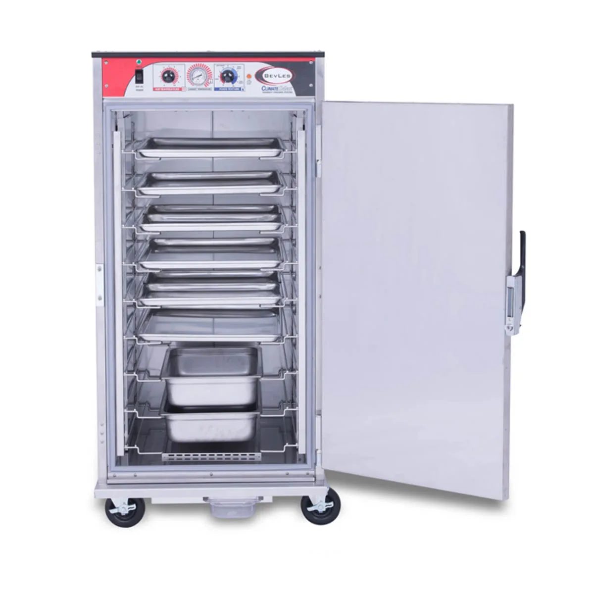 BevLes HCSS60W91 3/4 Height Insulated Climate Select Heated Holding Cabinet with Humidity