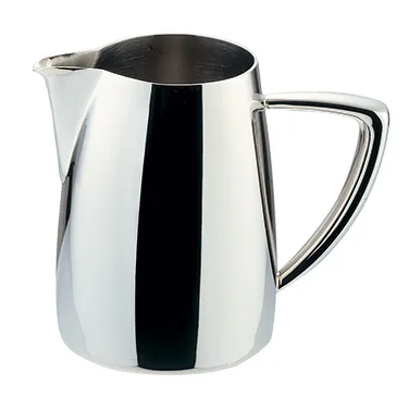 Winco Z-MC-C05 Cadenza Monte Carlo 5 oz. Stainless Steel Creamer, Mirror Finish