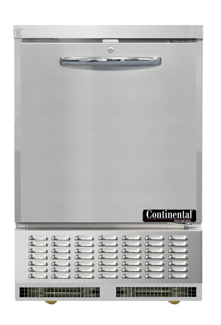 Continental Refrigerator UCF24N 24" 1-Door Undercounter Freezer, Front Breathing, 4.82 cu. ft.