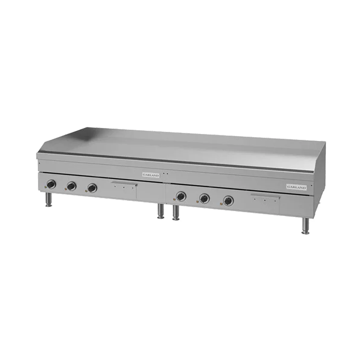 Garland US Range E24-72G 72" Countertop Heavy Duty Electric Griddle with 71-5/8" x 23-1/4" Surface