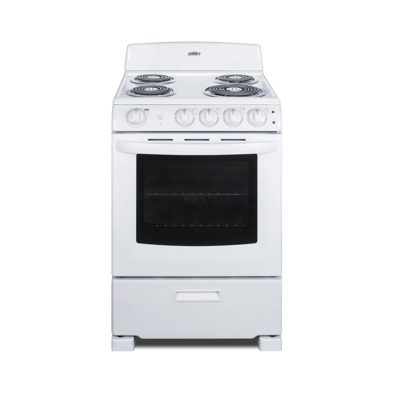 Summit RE2411W Electric Range, 24"W, 2.9 Cu.Ft. Oven Capacity