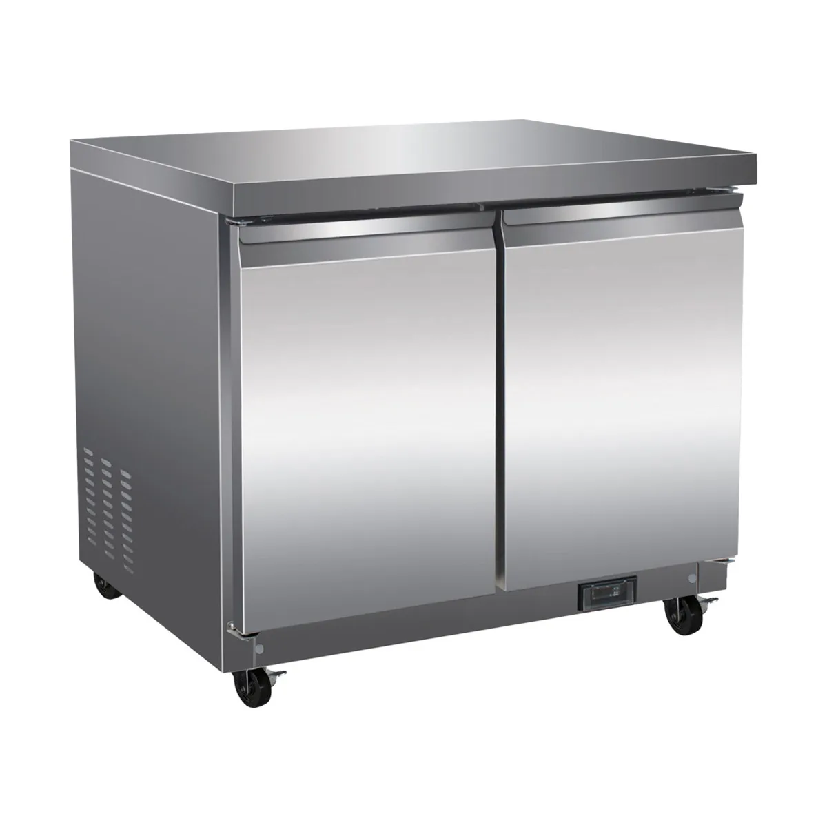 Serv-Ware UCR-36-HC 36" 2-Section Undercounter Refrigerator w/ 2 Doors, 7.7 cu ft