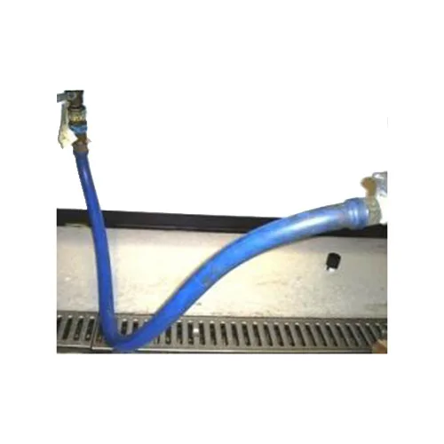 Wolf 3/4QD HOSE-4 3/4" X 4' Long Gas Flex Hose & Quick Disconnect with Restraining Device