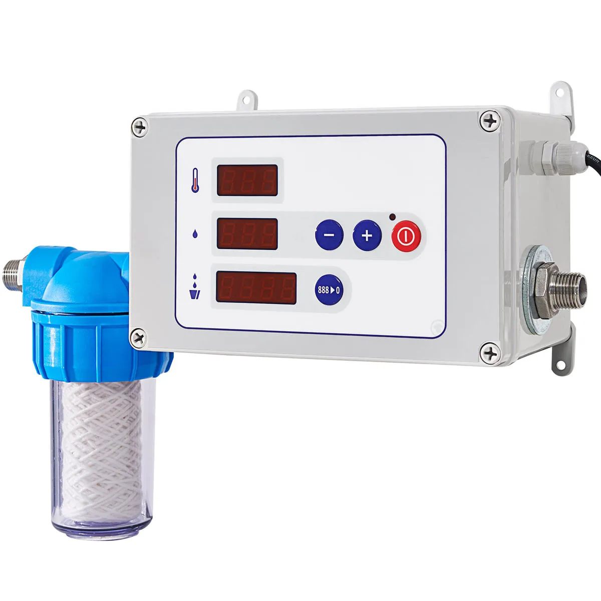 Doyon DAF001 Water Meter with Single Water Inlet, Digital Control, Water Temperature Range 34°F to 214°F