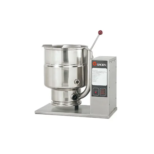 Groen TDB-48A 12 Gallon Countertop Tilting 2/3 Steam Jacketed Electric Kettle, Advanced Controls