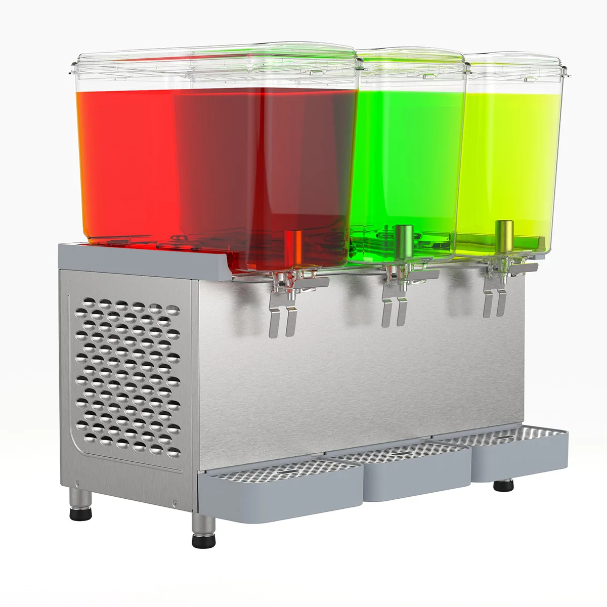 Crathco SR-35-16 Beverage Dispenser with 3 Bowls / Spray Type - 4.75 Gal (each) - 1/10 Hp