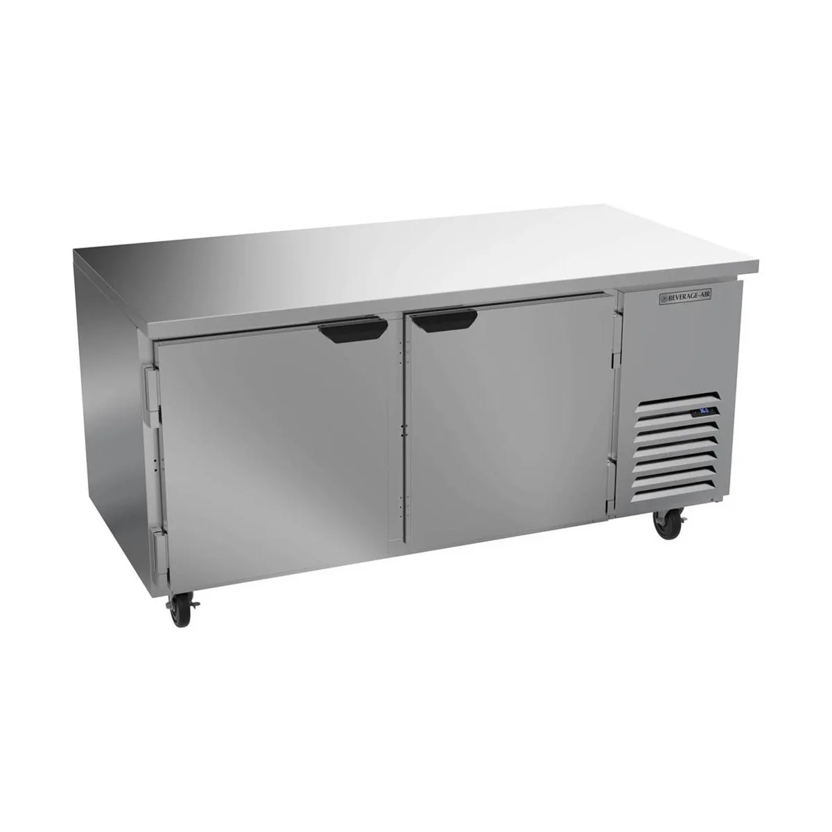 Beverage Air UCR67AHC 67" Two Section Undercounter Refrigerator w/ 2 Doors, 18.97 cu. ft.