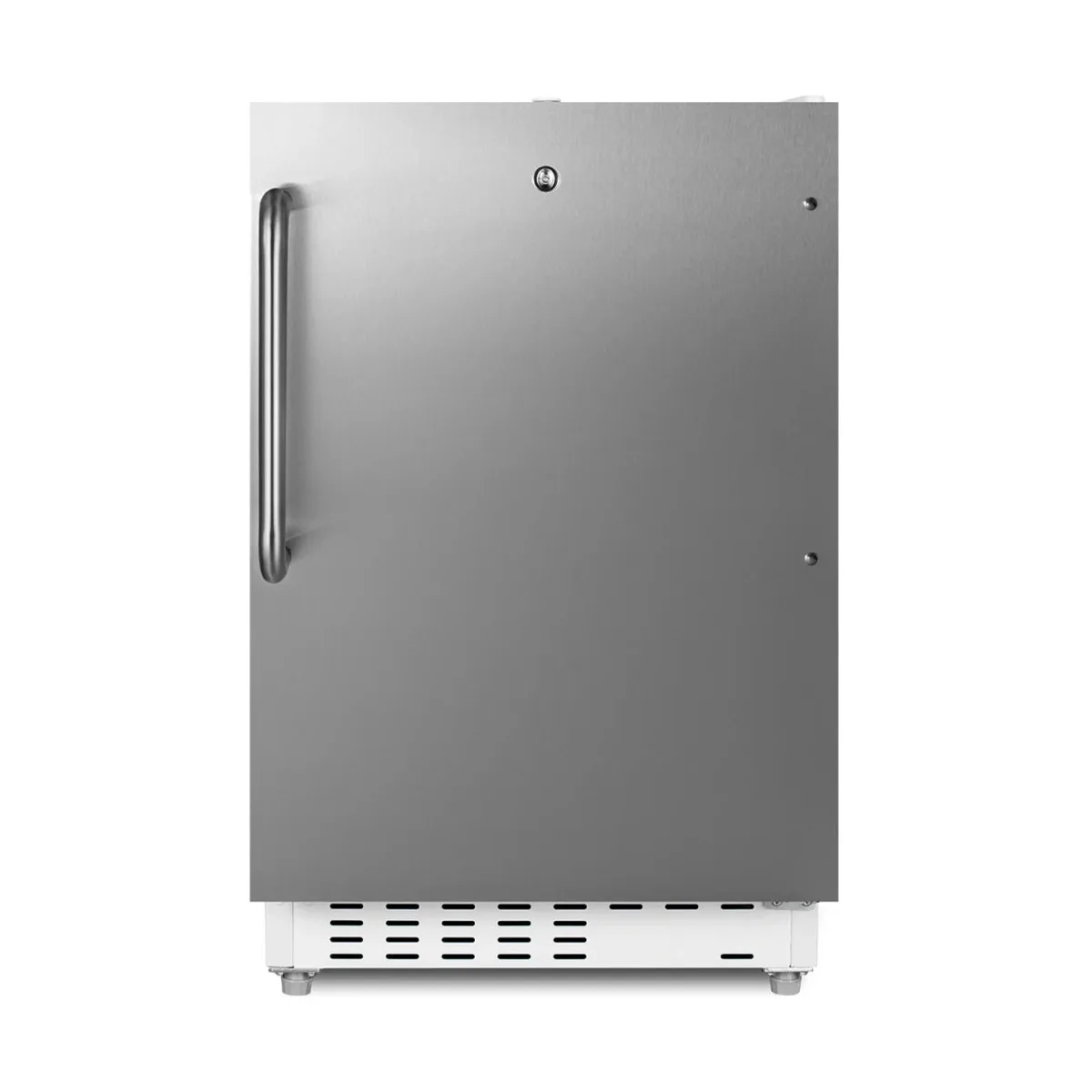 Summit ALRF48CSS 20" Built-in or Freestanding Undercounter Refrigerator Freezer, Stainless Steel, 2.68 cu. ft.