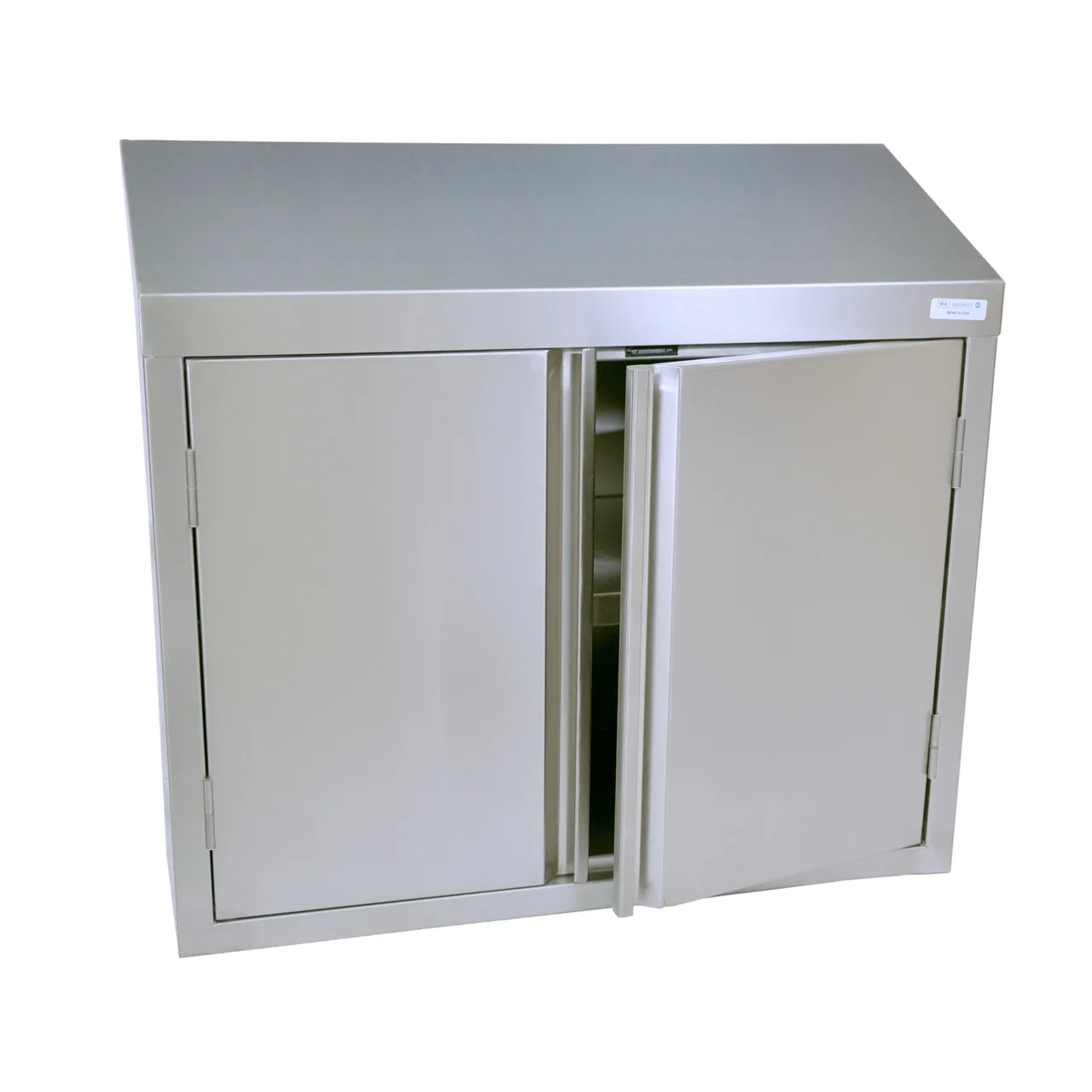 BK Resources BKWCH-1530 30" Stainless Steel Enclosed Wall Mounted Cabinet w/ Hinged Doors