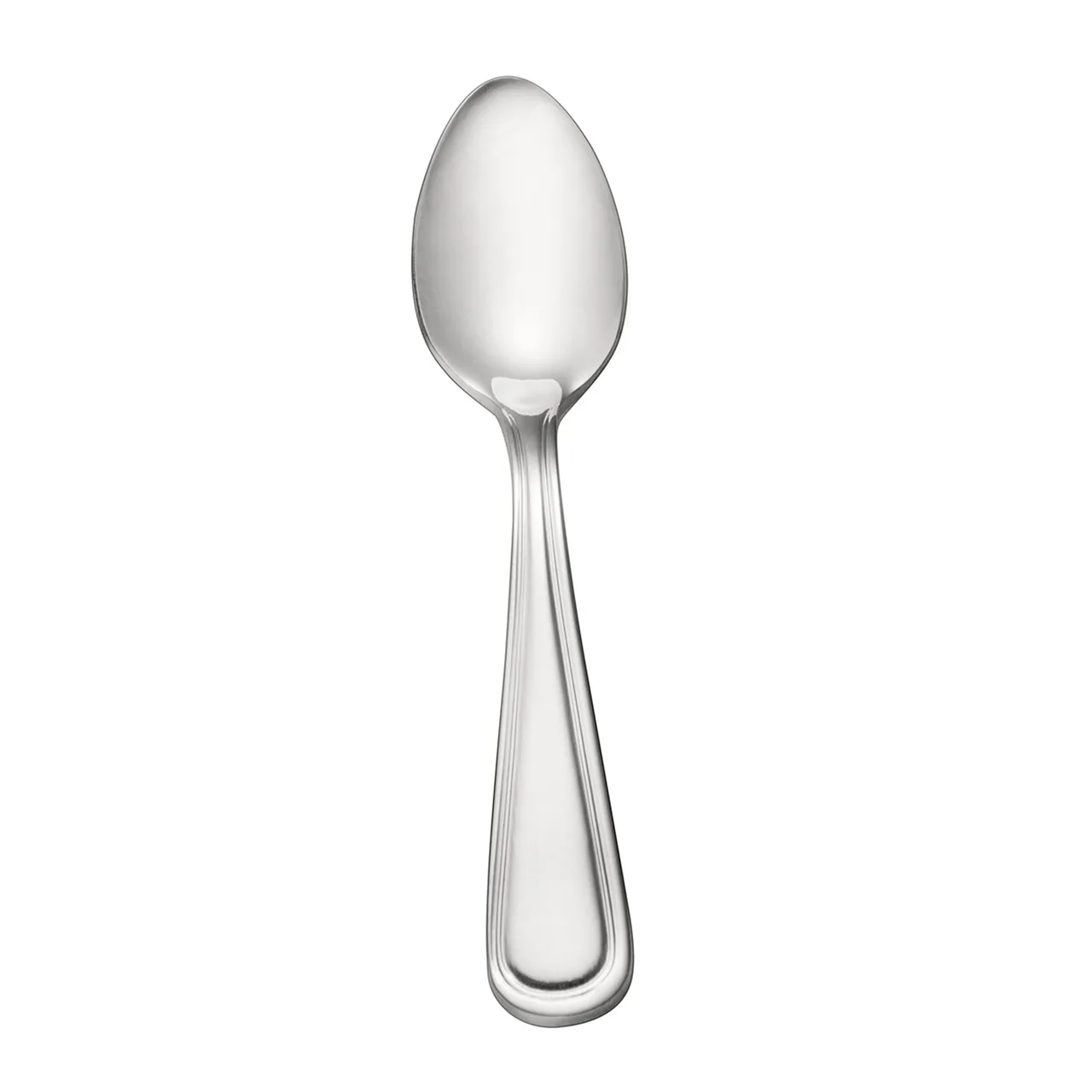 CAC China 3002-09 Prime Demitasse Spoon, 4-5/8" Extra Heavy, 18/0 Stainless Steel - 1 Dozen