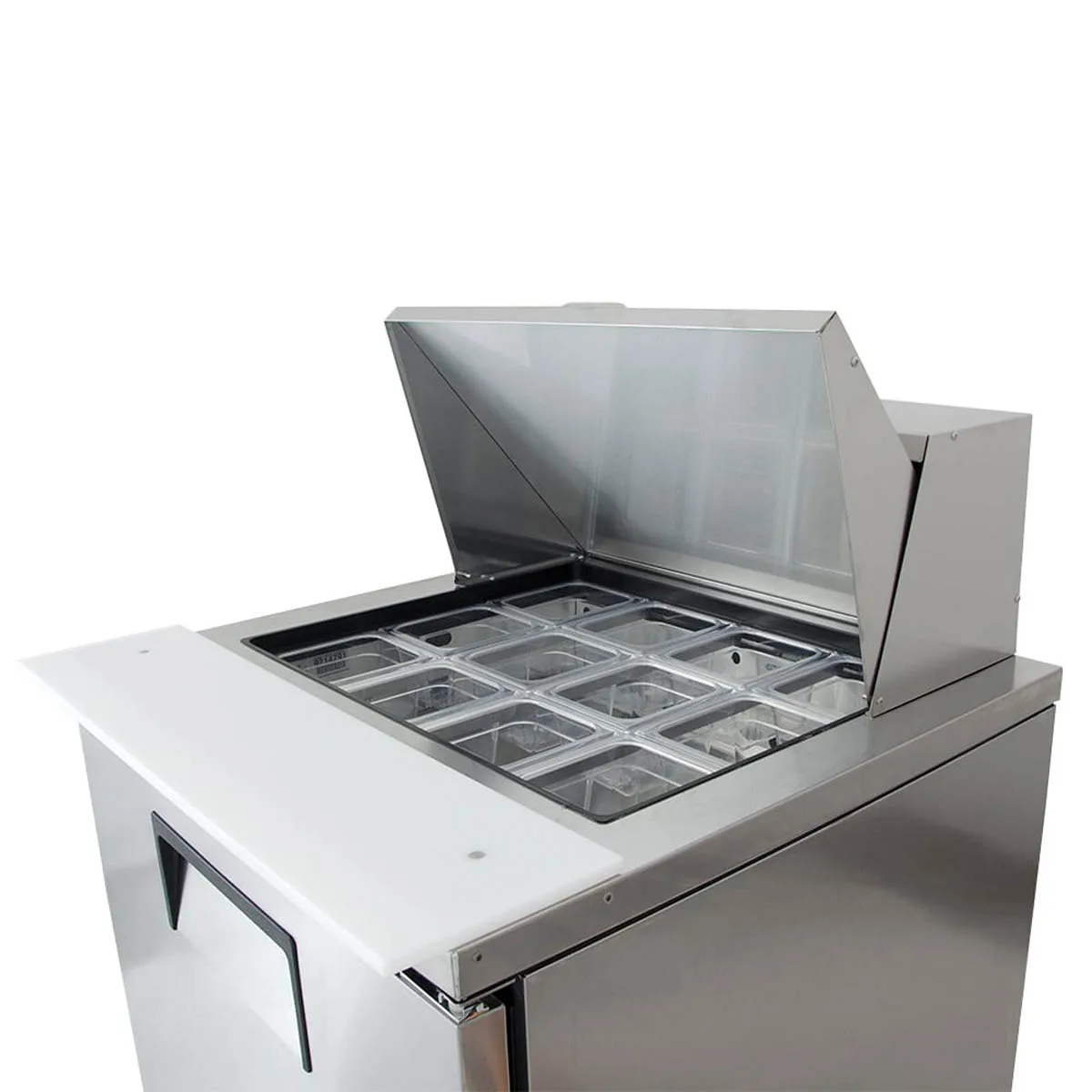 True TFP-32-12M-HC 32" Mega Top Sandwich/Salad Prep Table w/ 1 Door, 12 Pans
