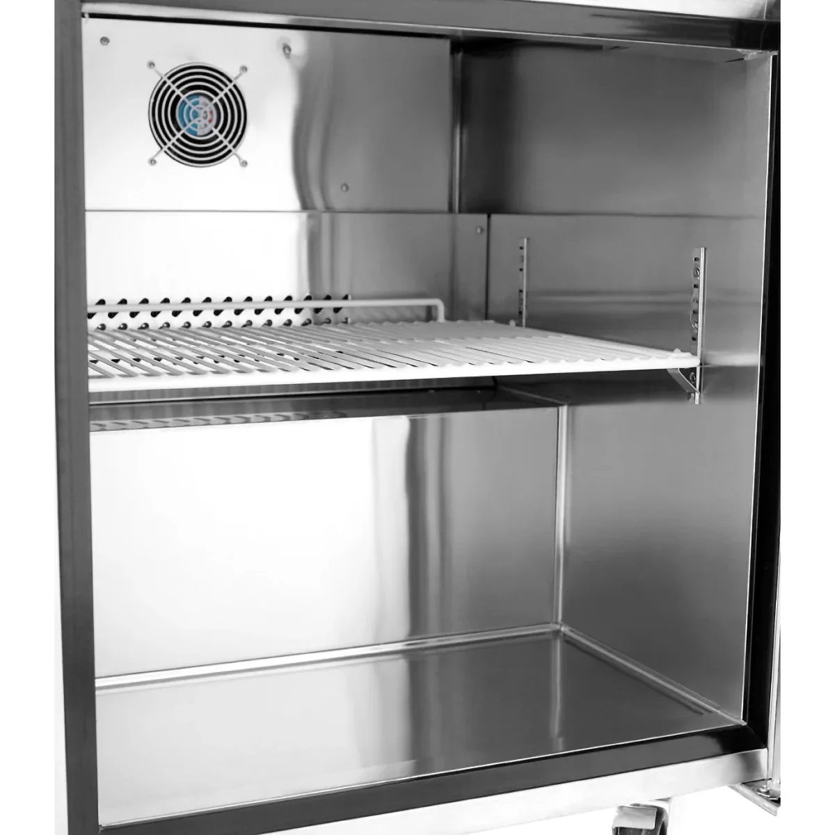 Atosa USA AUF24SD 24" 1-Door Undercounter Freezer Stainless 3.7 cu. ft., -8°F to 0°F, 1/5 HP, 115V