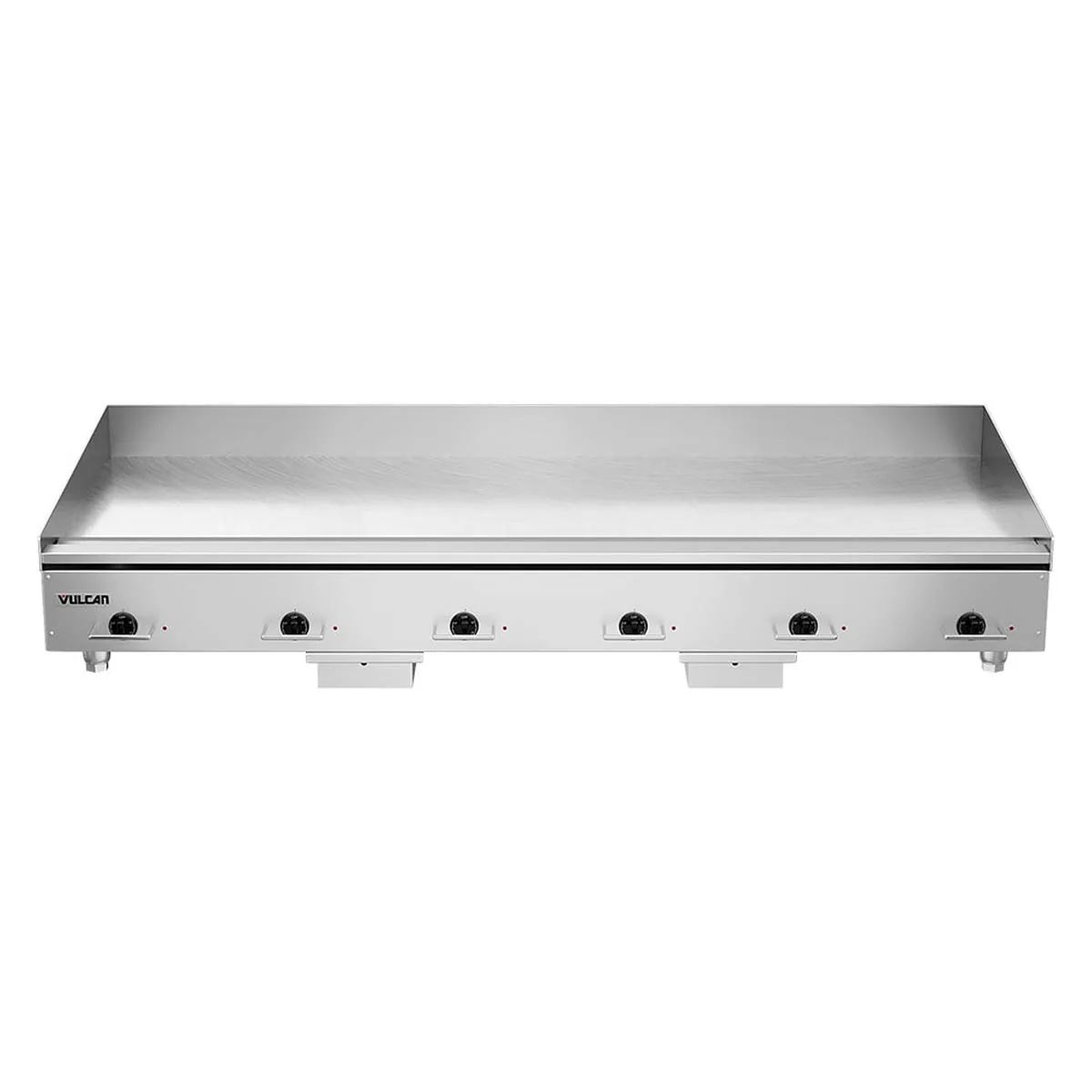 Vulcan HEG72E 72" Countertop Electric Griddle with 72" x 24" Surface, 3/4" Steel Plate, Thermostatic Controls
