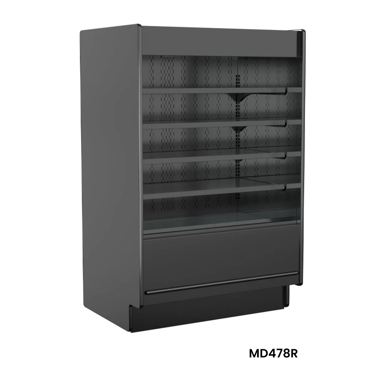 Structural Concepts MD478R 72" Self-Serve Refrigerated Open Air Display Case, High Profile
