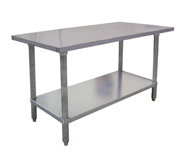 Omcan USA 22071 Stainless Steel Top 30" - 35" Work Table
