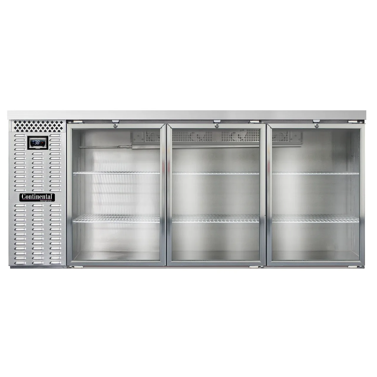 Continental Refrigerator BB79NSSGD 79" Back Bar Cooler with Glass Door