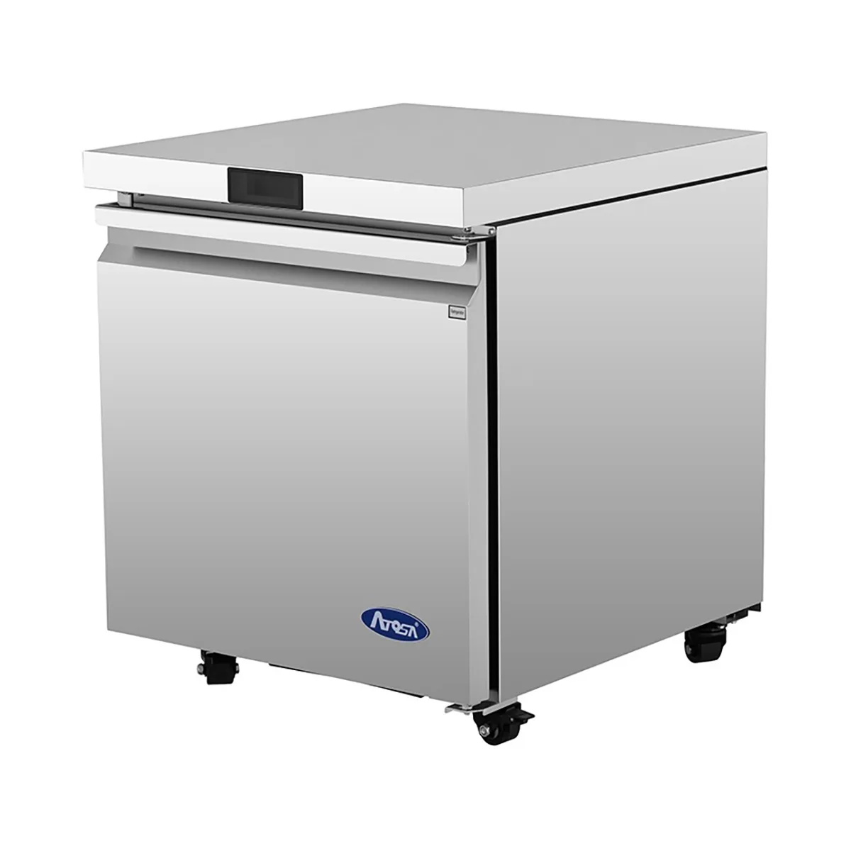 Atosa USA AUF27SD 27" One Solid Door Undercounter Freezer, Stainless Steel, 6.4 cu. ft.