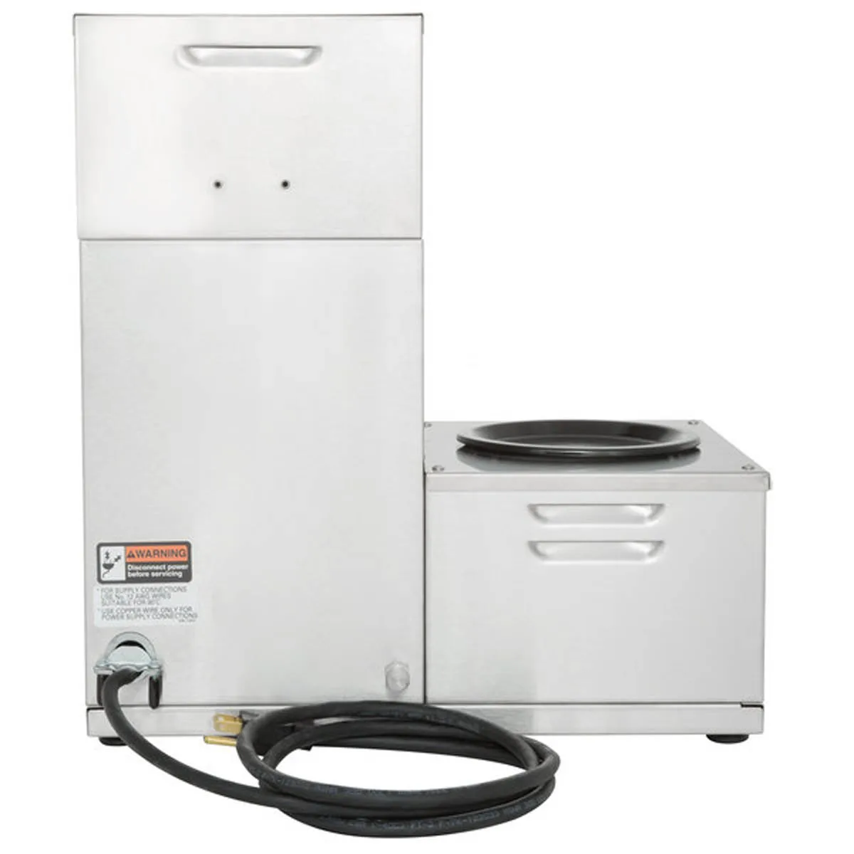 GRINDMASTER B-3WL-120V Automatic Fill Coffee Brewer for Decanters With Hot Water Faucet, Single