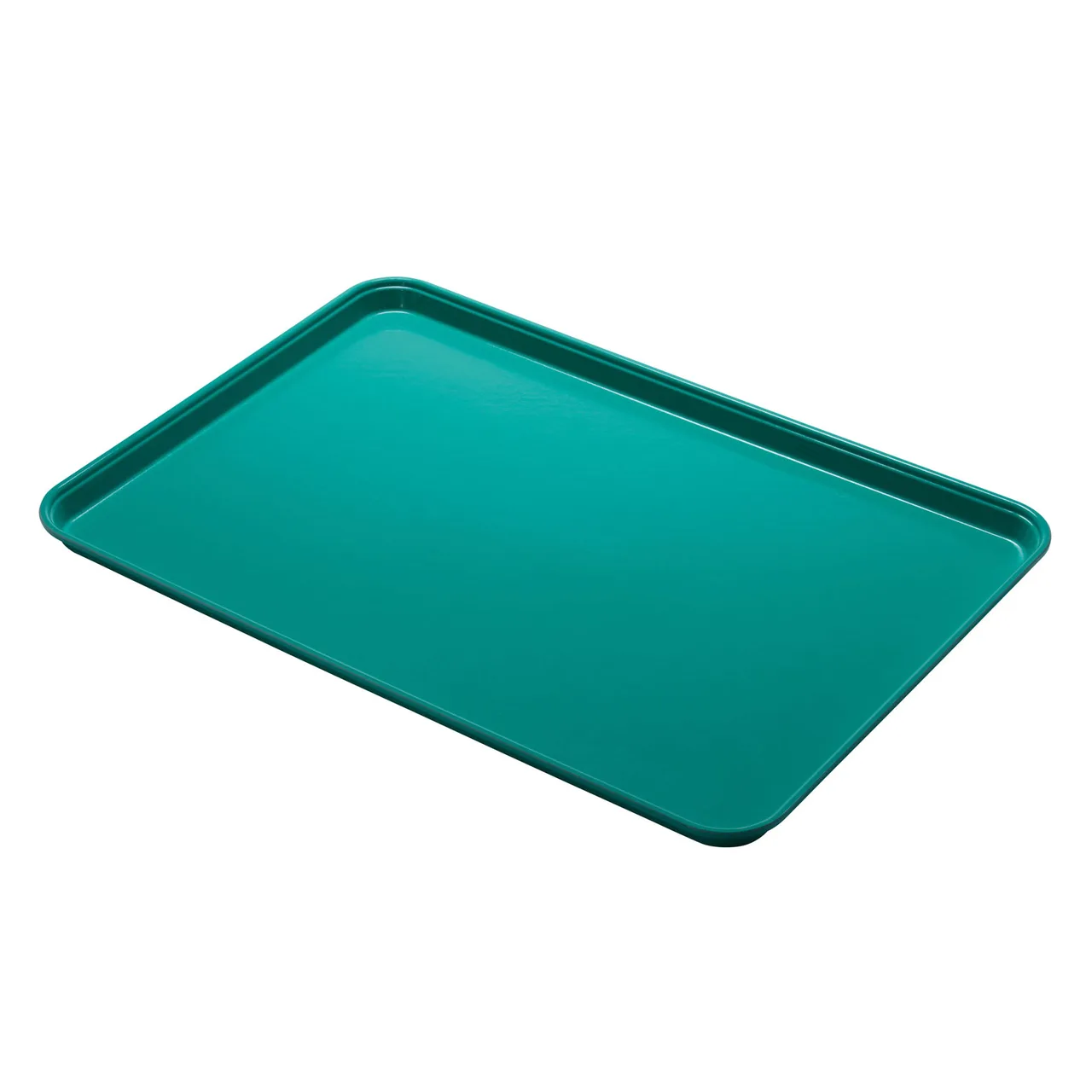 Cambro 1826CL162 Rectangular Tray, 17-7/8" x 25-3/4" Green Fiberglass, NSF Certified, Made in USA