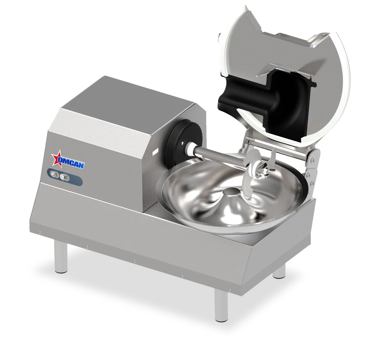 Omcan USA 47711 (Fp-It-0006) Bowl Cutter, Horizontal, 10 Lb. Bowl Capacity