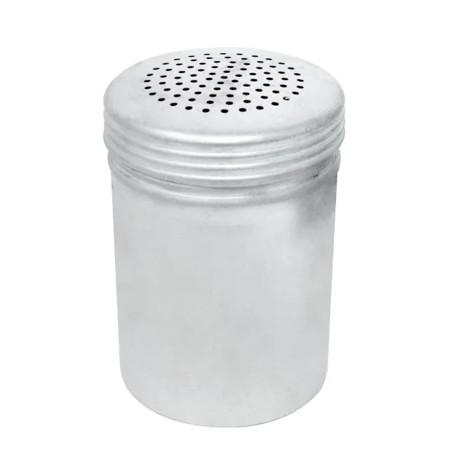 Omcan USA 80745 Aluminum Cheese Shaker/Dredge, Handle‑Free, 2.5” Diameter, 1.5” Height