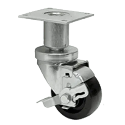Klinger's Trading 3-ADJ-FLAT-BR Casters