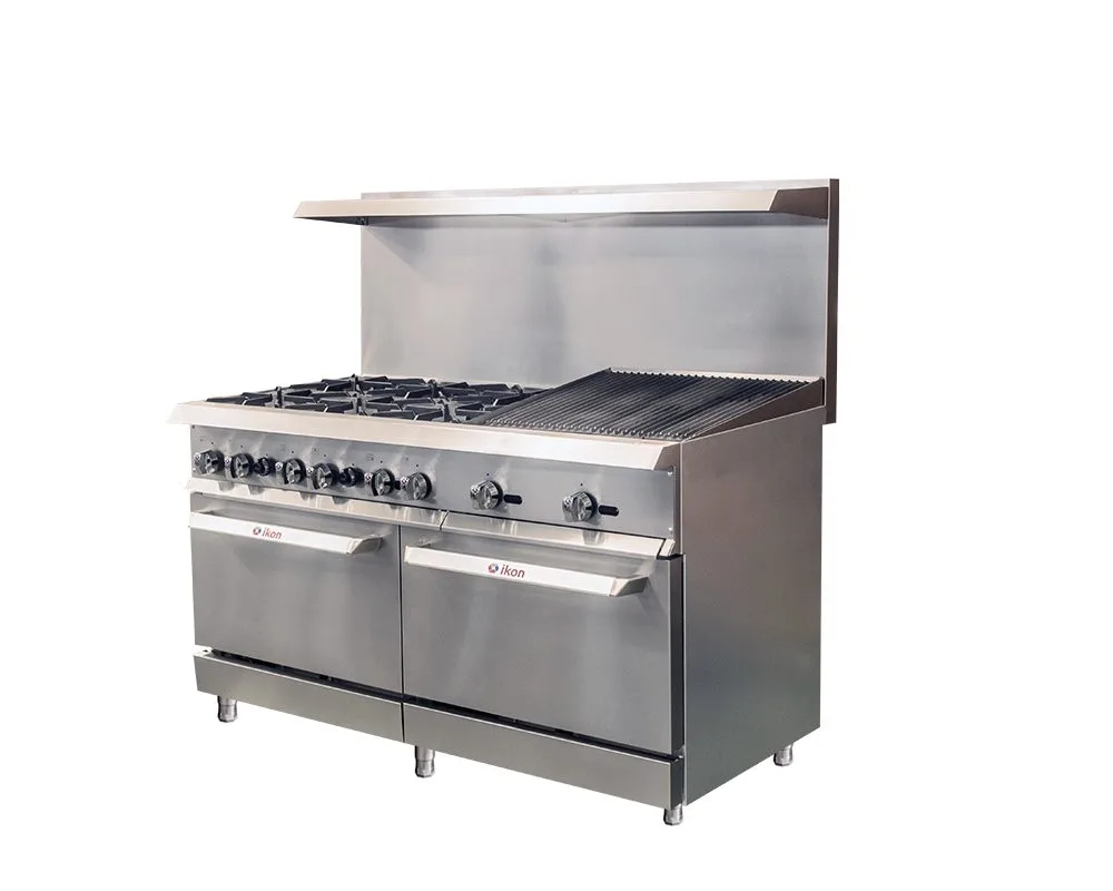 IKON IR-6B-24RB-60 LP 60" Gas Restaurant Range