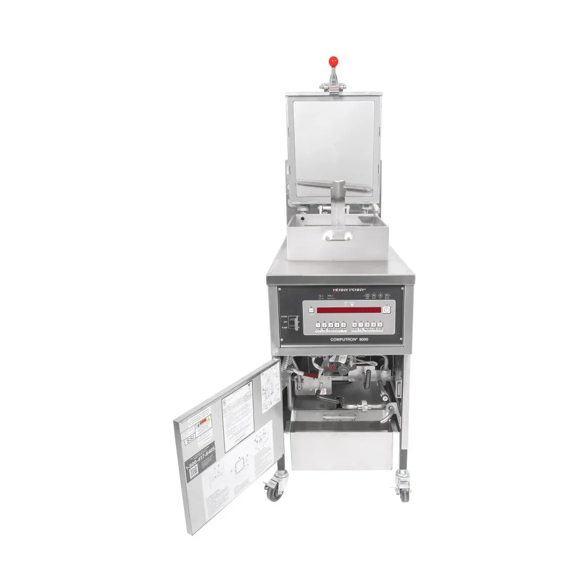 Henny Penny PFG600.05 Gas Pressure Fryer w/ 43-lb Oil Capacity, Rectangular Frypot, 12 PSI
