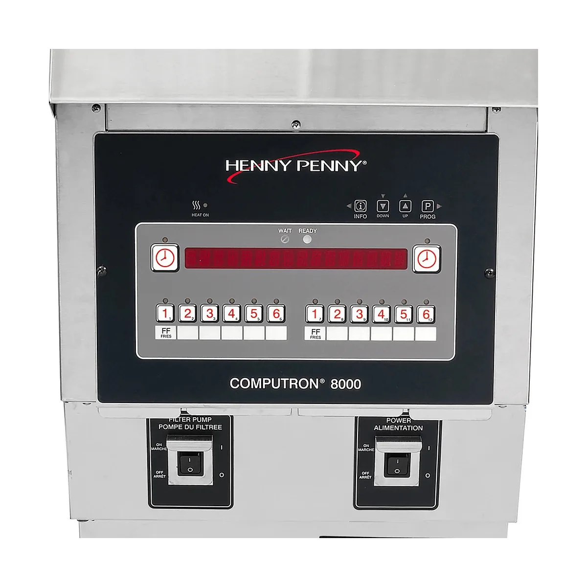 Henny Penny OFG321.01 17" Full Pot Floor Model Gas Fryer, Natural Gas, 65 lbs, 85.000 BTU