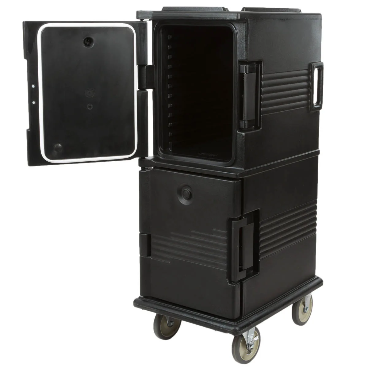 Cambro UPC800110 Ultra Camcart® Front Loading Black Insulated Food Pan Carrier 