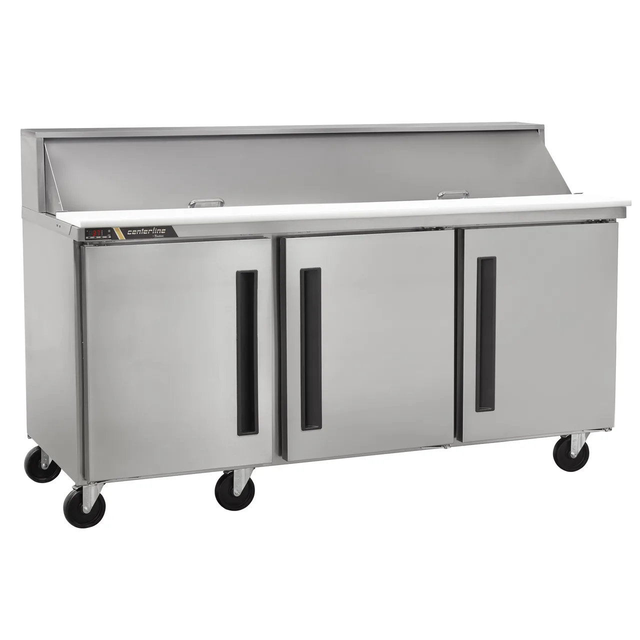 Traulsen C Series CLPT-7230-SD-LLL 72" Mega Top Sandwich Prep Table w/ 3 Doors, 30 pans