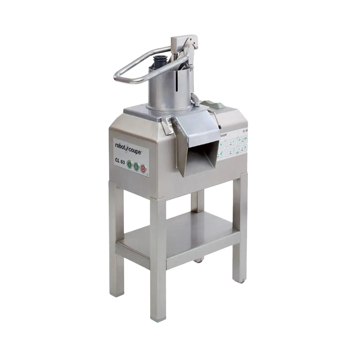 Robot Coupe CL60WS 2-Speed Continuous Feed Food Processor with Bulk Feed and 16 Discs, 3 hp, 425 and 850 RPM