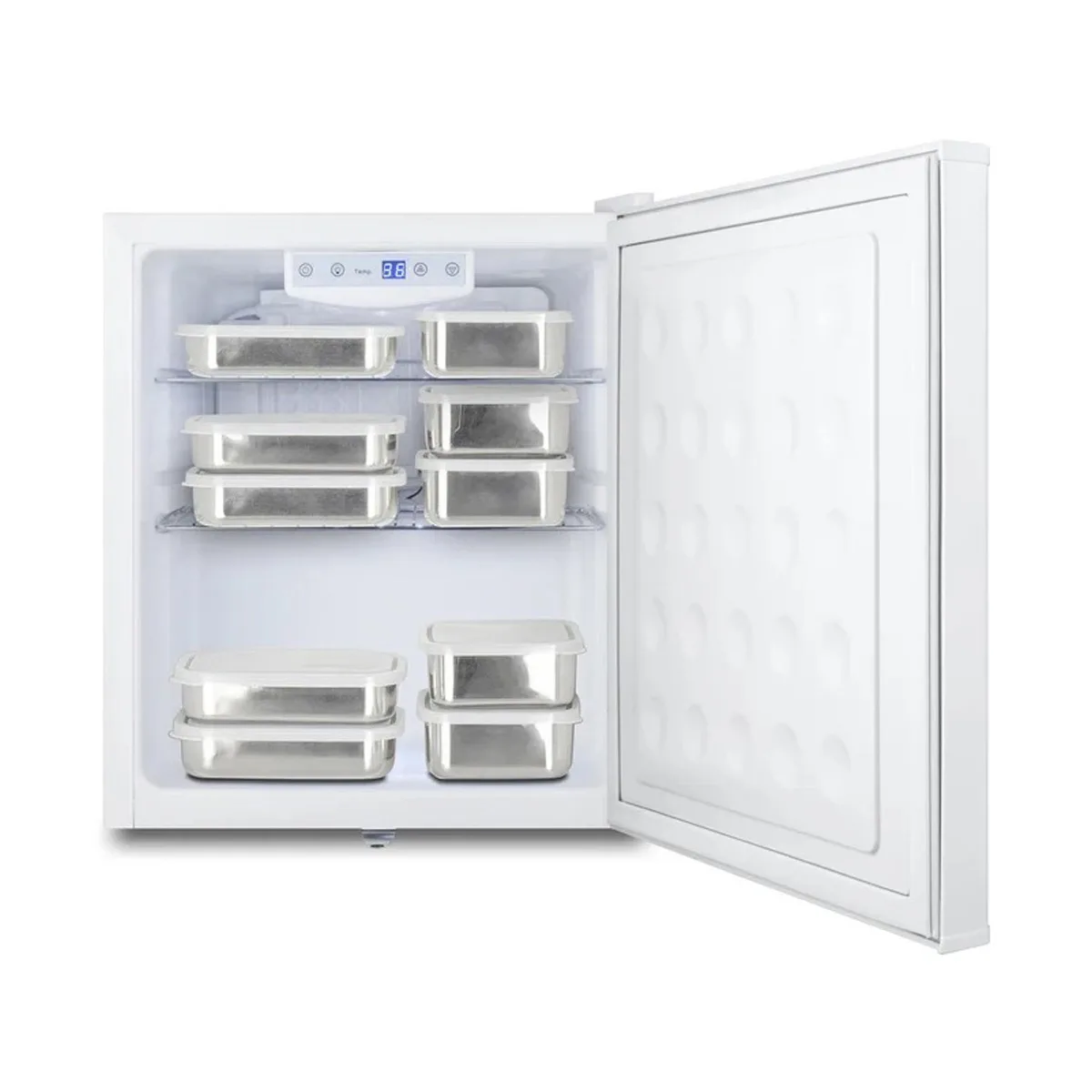 Summit AZAR27W 19" Freestanding Compact Commercially Refrigerator in White, 1.7 cu ft