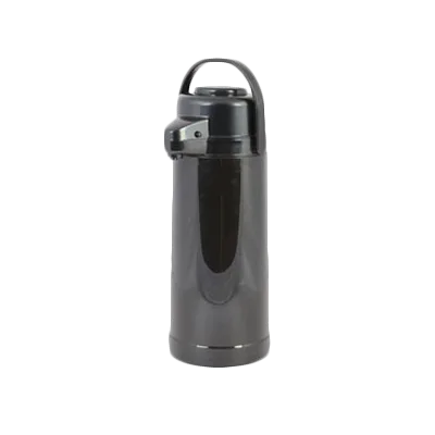 Thunder Group APPG022 Airpot, 2.2 Liter (74 Oz.), Glass Lined, Black Push Button Top